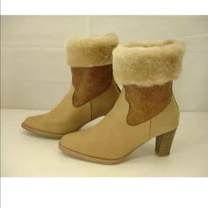Blondo Shearling Ankle Boots